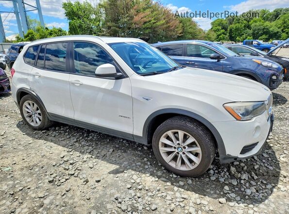 5UXWX9C58G0D66057 2016 BMW X3 White Передня права чверть