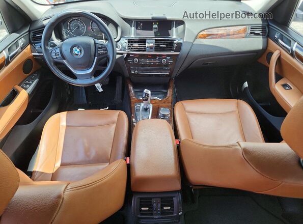 5UXWX9C58G0D66057 2016 BMW X3 White Вид панелі приладів