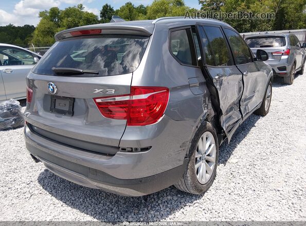 5UXWX9C58H0D99013 2017 BMW X3 Серый Задняя правая четверть