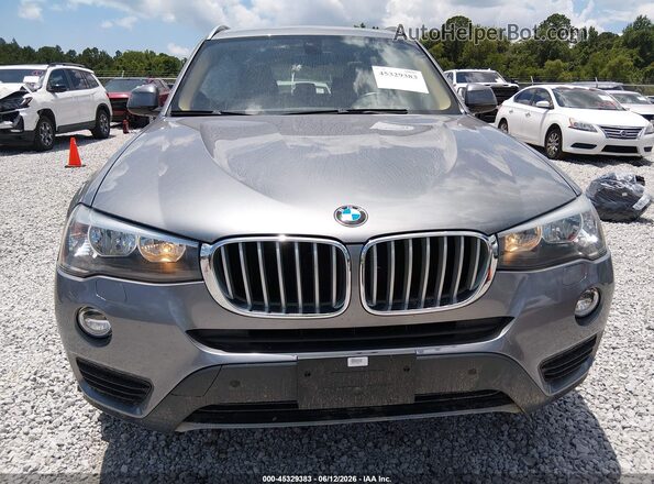 5UXWX9C58H0D99013 2017 BMW X3 Серый Вид щитка приборов