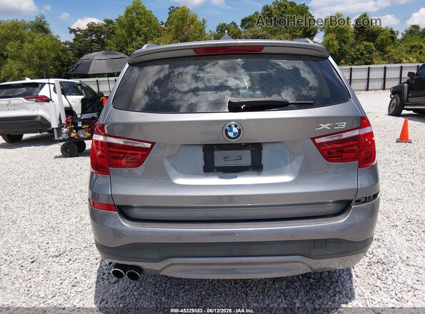 5UXWX9C58H0D99013 2017 BMW X3 Серый 