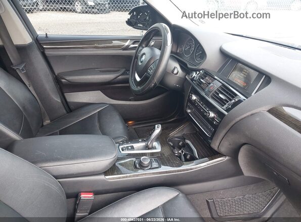 5UXWX9C59G0D73549 2016 BMW X3 Black Vista interior delantera