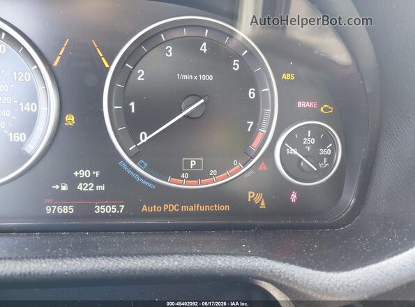 5UXWX9C59G0D95082 2016 BMW X3 Black Вид задніх сидінь