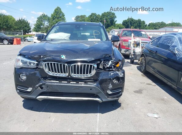 5UXWX9C59G0D95082 2016 BMW X3 Black Вид щитка приладів