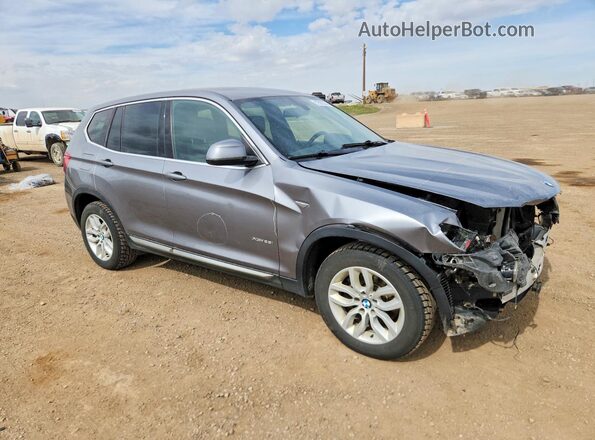 5UXWX9C5XG0D74936 2016 BMW X3 Gray Передня права чверть