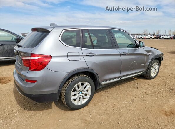 5UXWX9C5XG0D74936 2016 BMW X3 Gray Задня права чверть