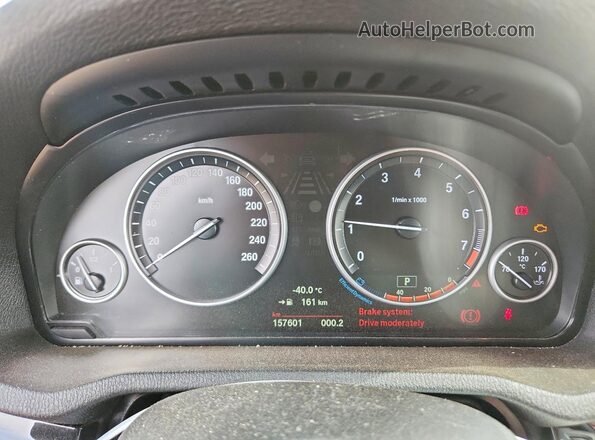 5UXWX9C5XG0D74936 2016 BMW X3 Gray Вид щитка приладів
