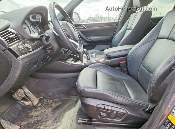 5UXWX9C5XG0D74936 2016 BMW X3 Gray Вид салону спереду