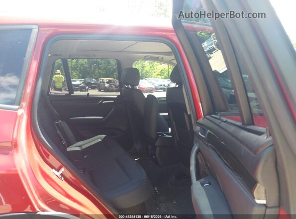 5UXWX9C5XG0D77917 2016 BMW X3 Красный Вид наклейки с VIN-кодом