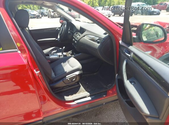 5UXWX9C5XG0D77917 2016 BMW X3 Красный Вид салона спереди