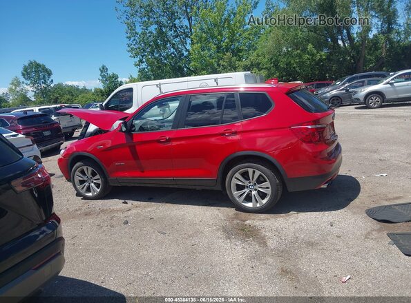 5UXWX9C5XG0D77917 2016 BMW X3 Красный 