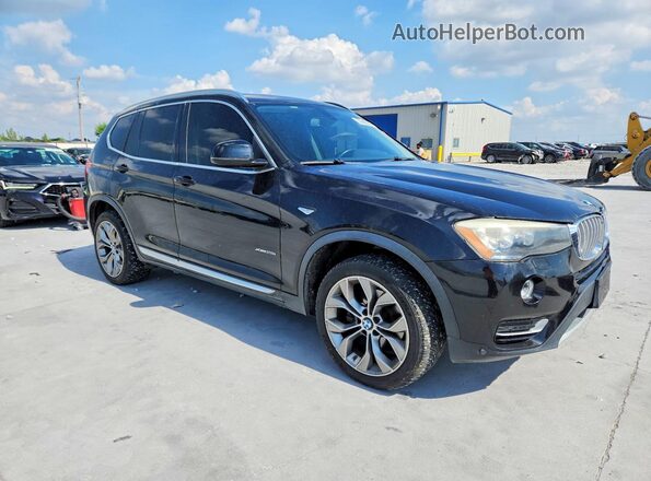 5UXWX9C5XG0D82308 2016 BMW X3 Black Առջևի աջ