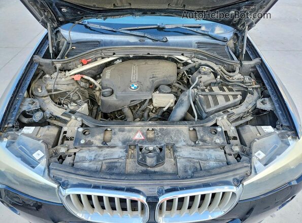 5UXWX9C5XG0D82308 2016 BMW X3 Black Շարժիչի բաժամունքի տեսք