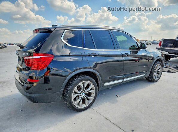 5UXWX9C5XG0D82308 2016 BMW X3 Black Հետևի աջ
