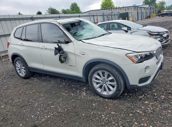 5UXWX9C5XG0D83880 2016 BMW X3 White Przód prawy