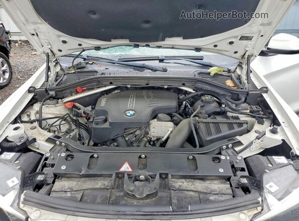 5UXWX9C5XG0D83880 2016 BMW X3 White Widok komory silnika