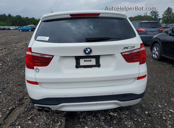5UXWX9C5XG0D83880 2016 BMW X3 White Widok z tyłu