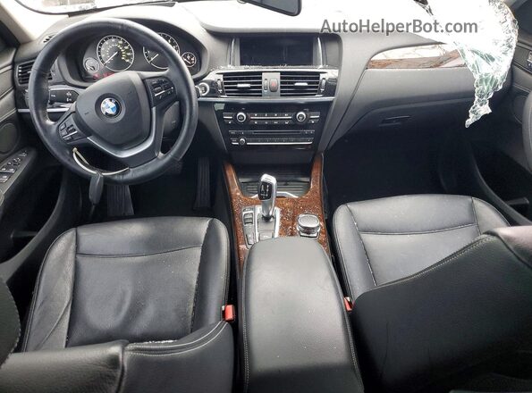 5UXWX9C5XG0D83880 2016 BMW X3 White Widok deski rozdzielczej