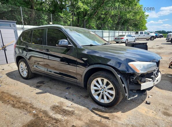 5UXWX9C5XG0D85712 2016 BMW X3 Black Przód prawy