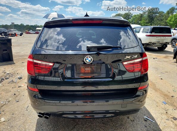 5UXWX9C5XG0D85712 2016 BMW X3 Black Widok z tyłu