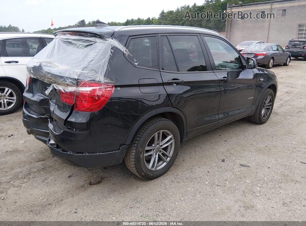 5UXWX9C5XG0D92658 2016 BMW X3 Черный Задняя правая четверть