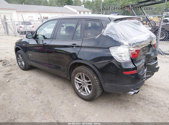 5UXWX9C5XG0D92658 2016 BMW X3 Черный Задняя левая четверть