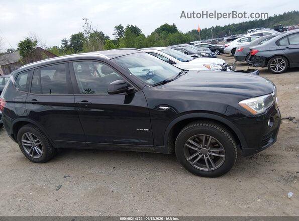 5UXWX9C5XG0D92658 2016 BMW X3 Черный Вид задней части салона