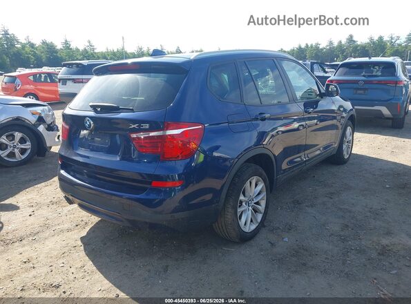 5UXWX9C5XH0T07428 2017 BMW X3 Blue Tył prawy