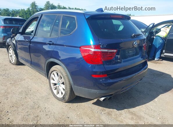 5UXWX9C5XH0T07428 2017 BMW X3 Blue Tył lewy