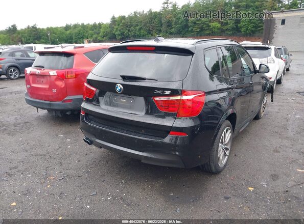 5UXWX9C5XH0T08790 2017 BMW X3 Black Հետևի աջ