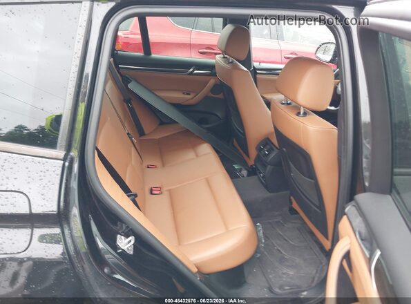 5UXWX9C5XH0T08790 2017 BMW X3 Black VIN կոդի պիտակի տեսք
