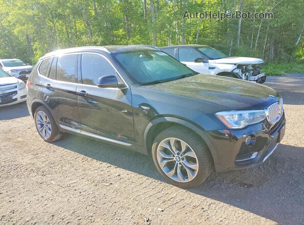 5UXWY3C53G0N88710 2016 BMW X3 Black Przód prawy
