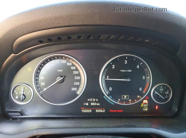 5UXWY3C53G0N88710 2016 BMW X3 Black Widok zestawu wskaźników