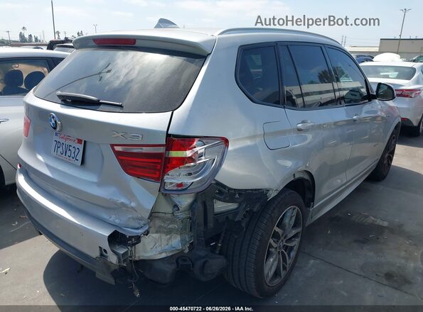 5UXWY3C5XG0F84236 2016 BMW X3 Серебряный Задняя правая четверть