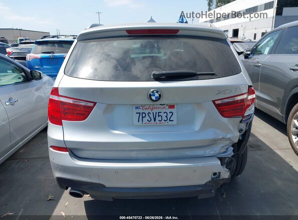 5UXWY3C5XG0F84236 2016 BMW X3 Серебряный 