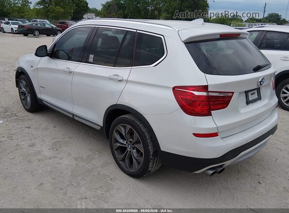 5UXWZ7C30H0V90693 2017 BMW X3 White Հետևի ձախ