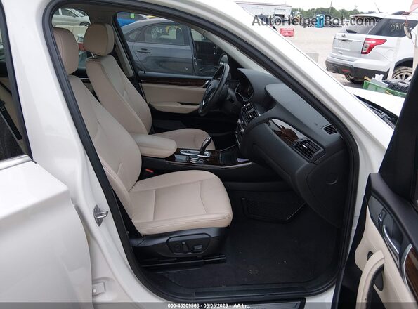 5UXWZ7C30H0V90693 2017 BMW X3 White Սալոնի դիմացի տեսք