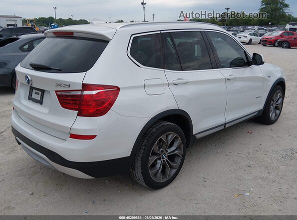5UXWZ7C30H0V90693 2017 BMW X3 White Հետևի աջ