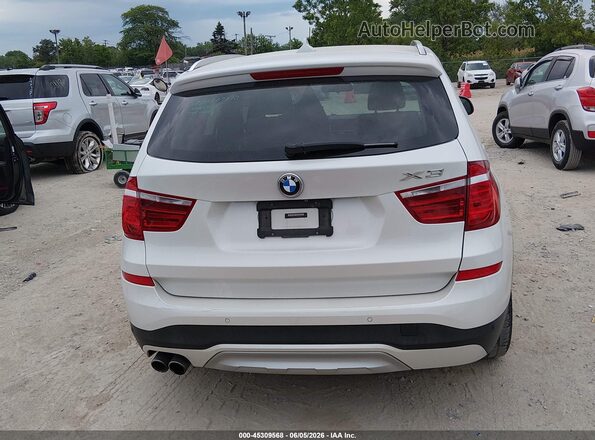 5UXWZ7C30H0V90693 2017 BMW X3 White 