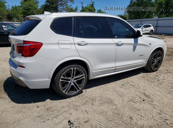 5UXWZ7C33H0V90123 2017 BMW X3 White 