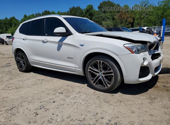 5UXWZ7C33H0V90123 2017 BMW X3 White 