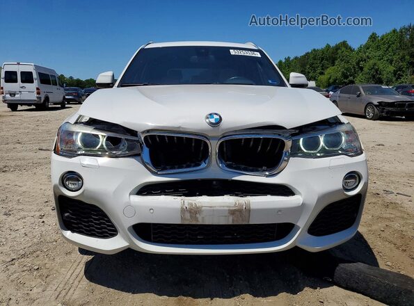 5UXWZ7C33H0V90123 2017 BMW X3 White 