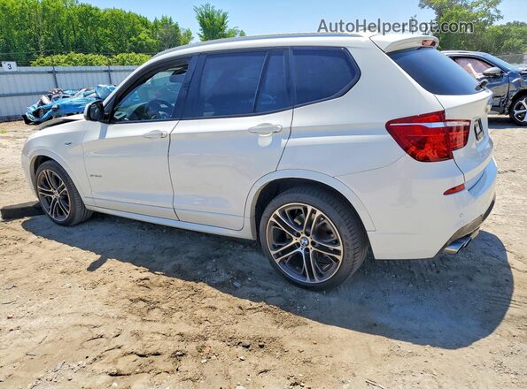 5UXWZ7C33H0V90123 2017 BMW X3 White 