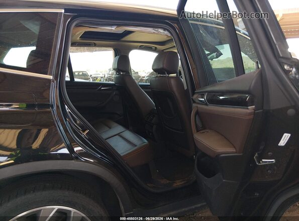 5UXWZ7C33H0V91241 2017 BMW X3 Black Widok naklejki z numerem VIN