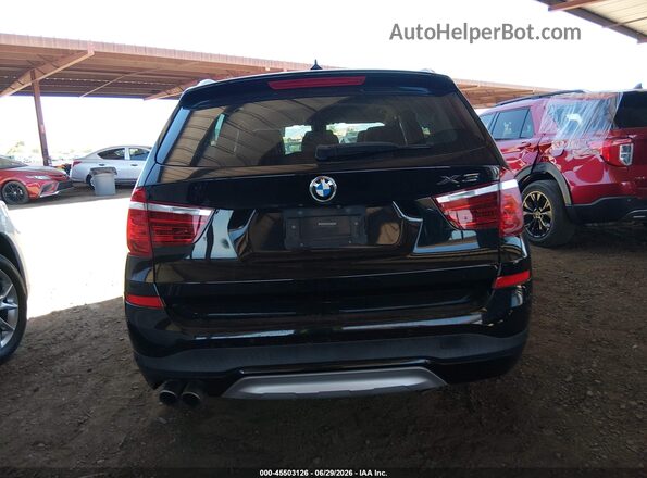 5UXWZ7C33H0V91241 2017 BMW X3 Black 