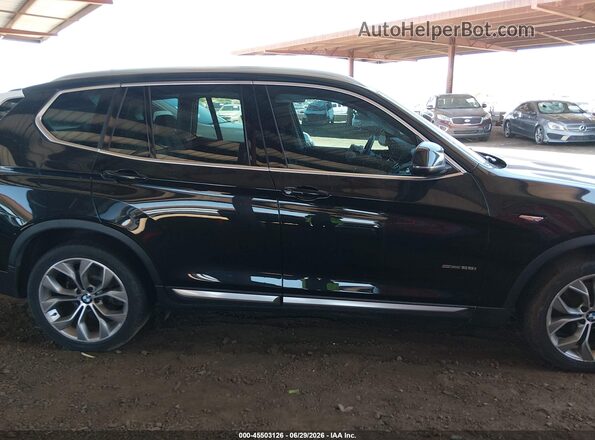 5UXWZ7C33H0V91241 2017 BMW X3 Black Widok zestawu wskaźników