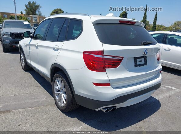 5UXWZ7C33H0X43373 2017 BMW X3 White Trasero izquierdo