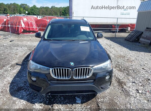 5UXWZ7C34H0X40367 2017 BMW X3 Black 