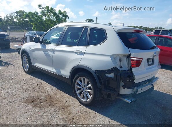 5UXWZ7C37H0X42002 2017 BMW X3 White Задня ліва чверть