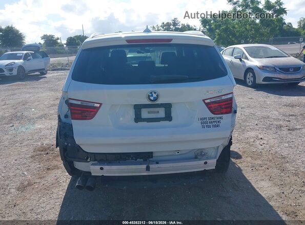 5UXWZ7C37H0X42002 2017 BMW X3 White 